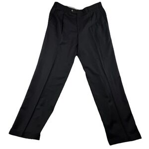 Enzo Mantovani Zignone Dress Pants Mens 36x34 Wool Cashmere Pleated Cuffed Italy